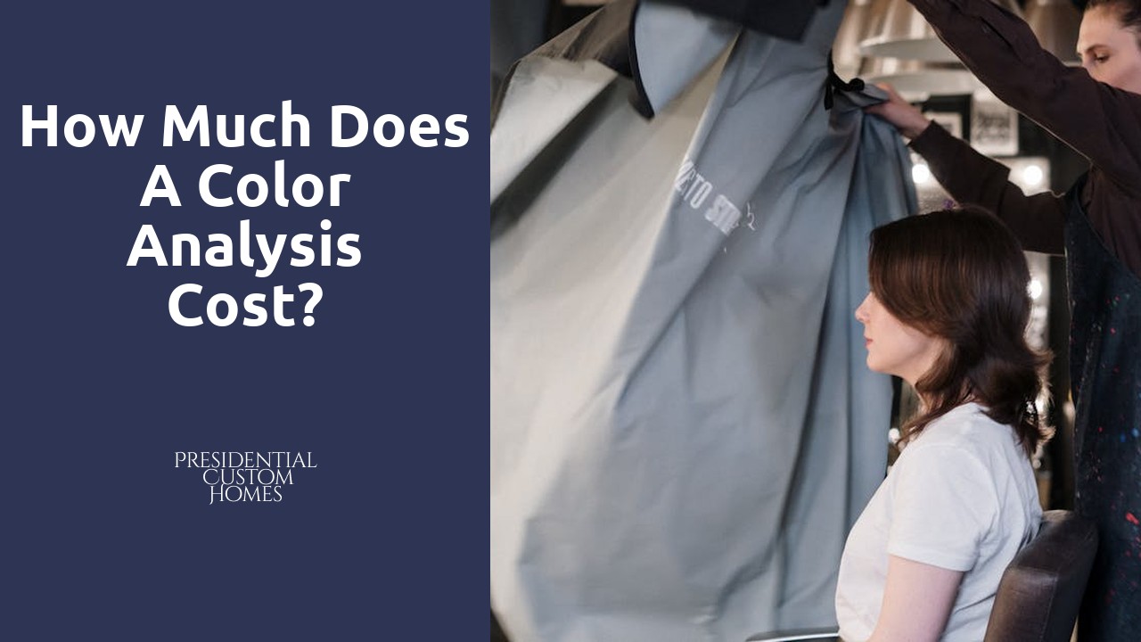 How much does a color analysis cost?