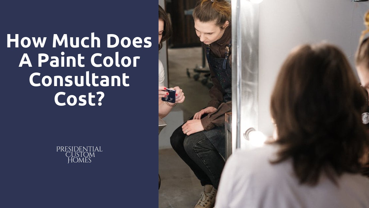 How much does a paint color consultant cost?