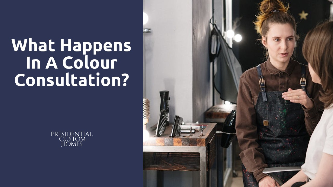 What happens in a colour consultation?